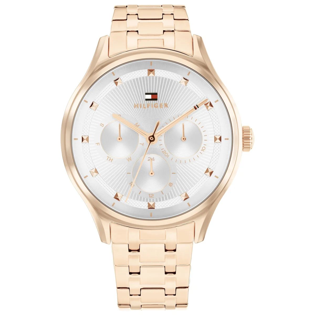 Tommy Hilfiger 1782752 watch for women with a grey dial and stainless steel strap.