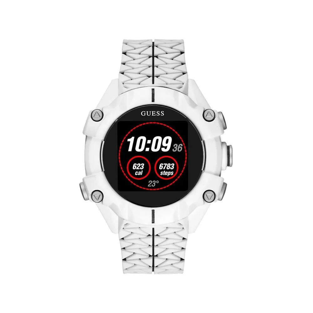 Guess C3001G4 watch for man with a black dial and resin strap.