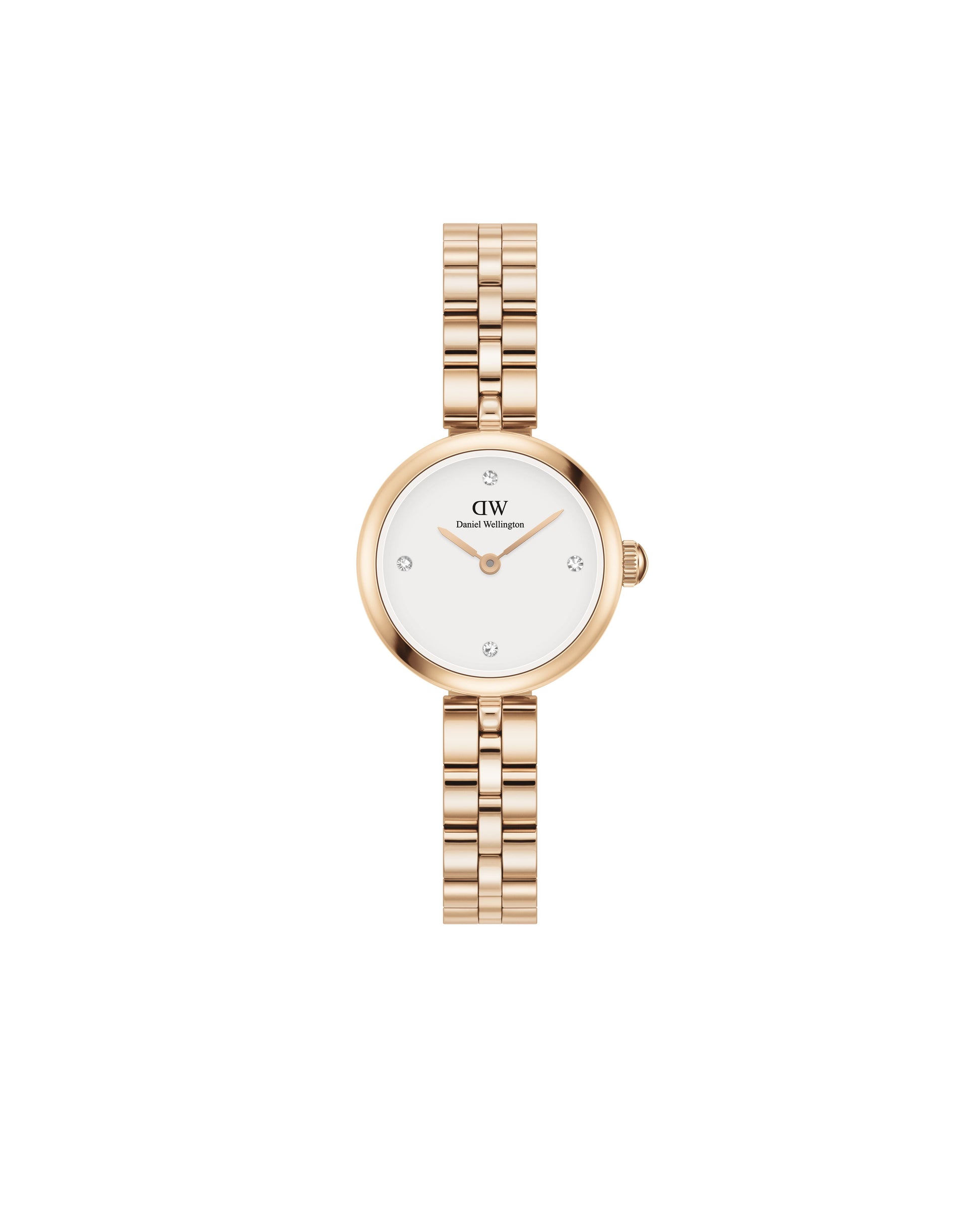 Daniel Wellington DW00100717 watch for women with a white dial and stainless steel strap.