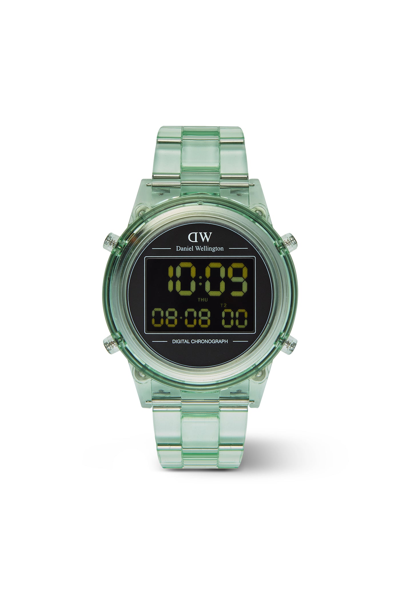 Daniel Wellington DW00100769 watch for unisex with a black dial and resin strap.