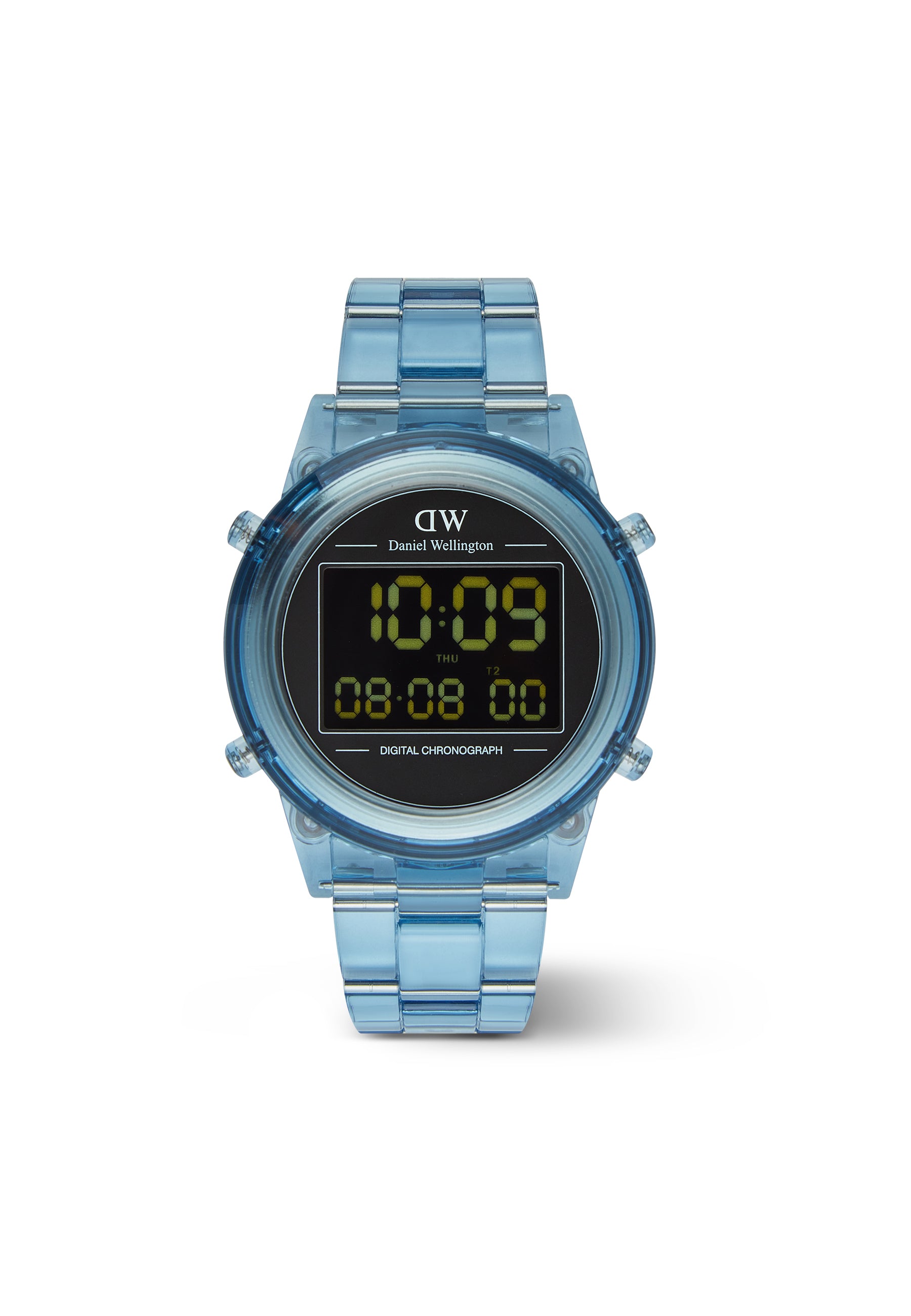 Daniel Wellington DW00100770 watch for unisex with a black dial and resin strap.