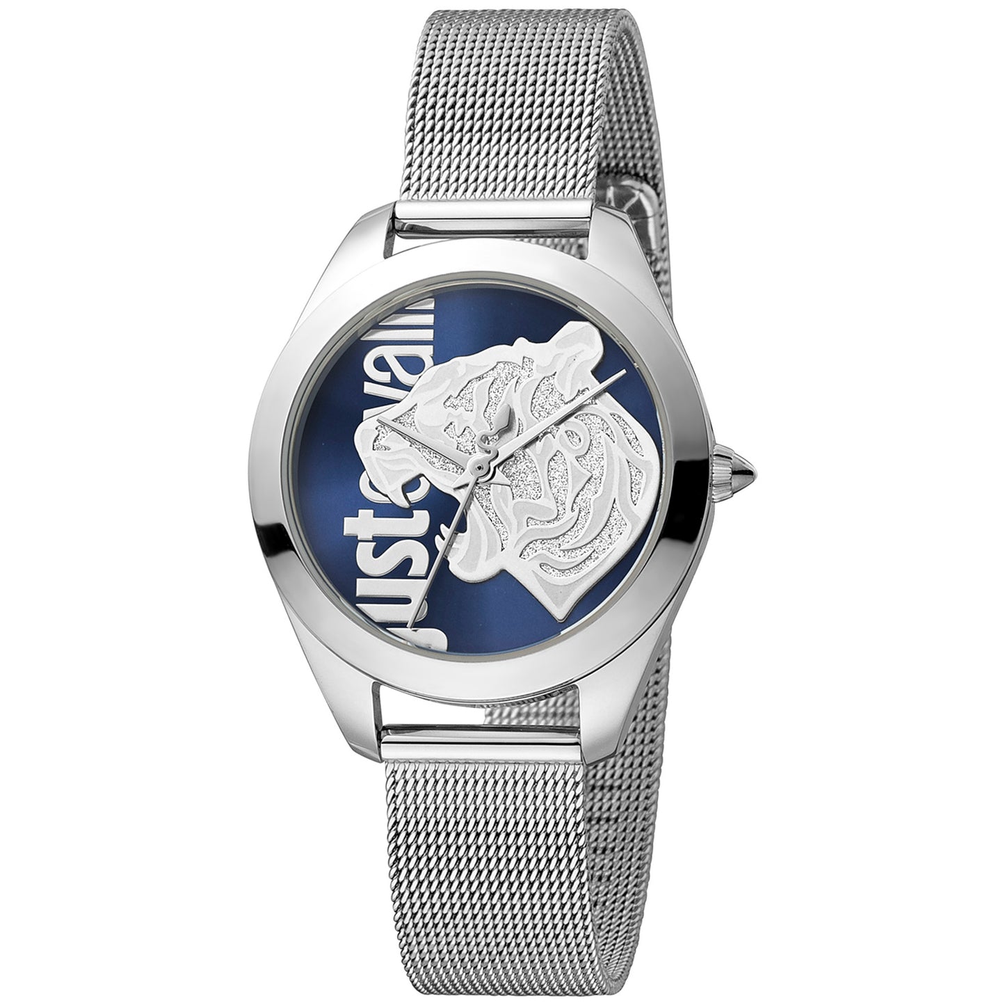 Just Cavalli JC1L210M0035 watch for women with a multicolored dial and stainless steel strap.
