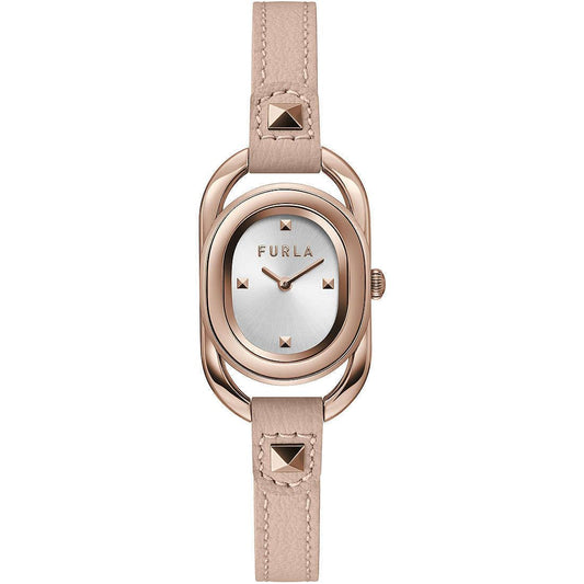 Furla WW00008003L3 watch for women with a grey dial and leather strap.