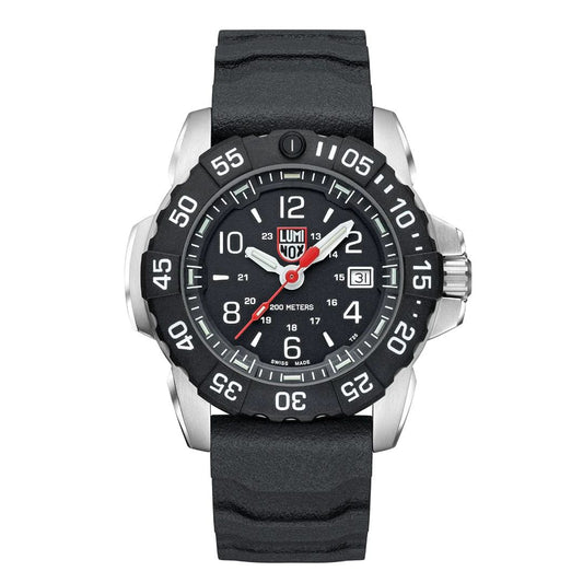 Luminox XS.3251.CB watch for man with a black dial and rubber strap.