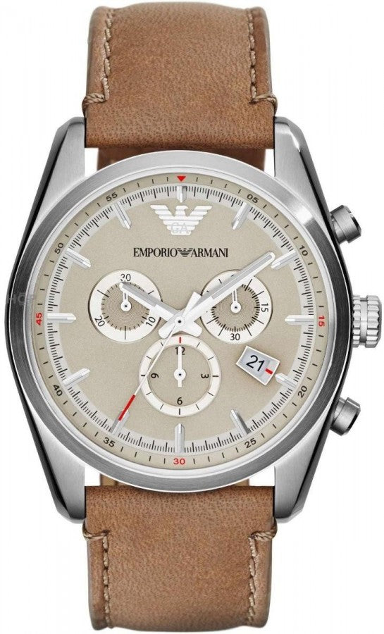 Armani AR6040 Men Watch 43mm 5ATM