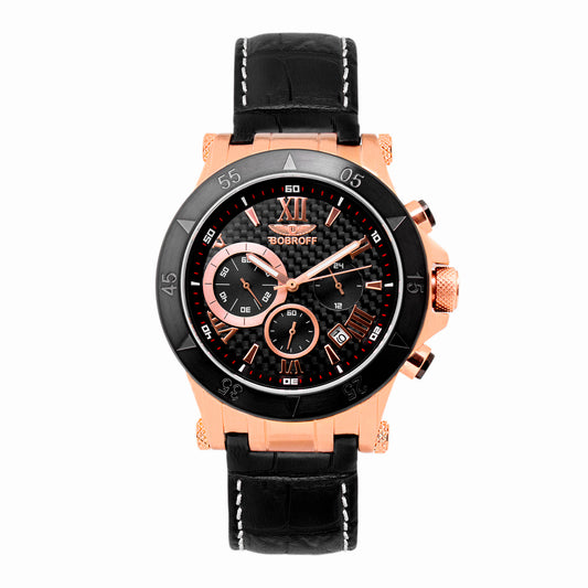Bobroff BF1001M15 Men Watch 44mm 10ATM