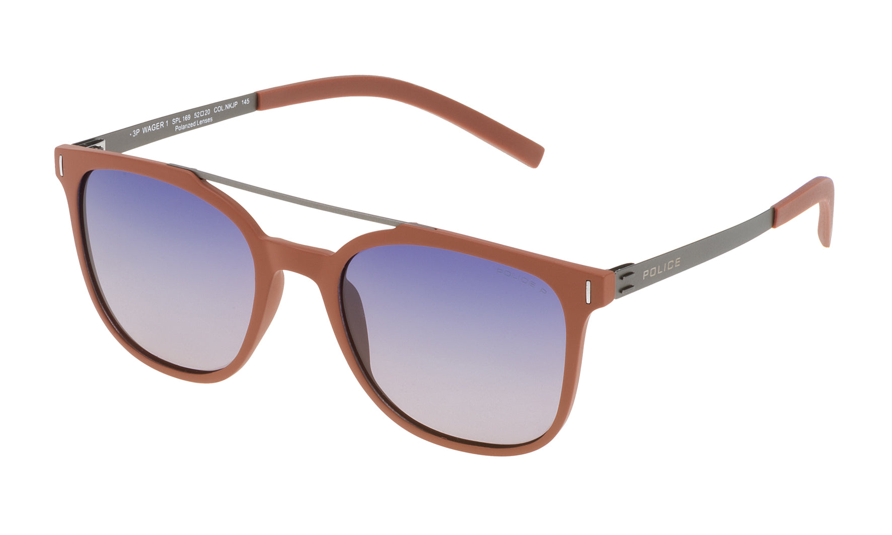 Police SPL16952NKJP Sunglasses Men 52/20/145